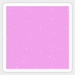 Pretty Pink and White Speckled Pattern Magnet